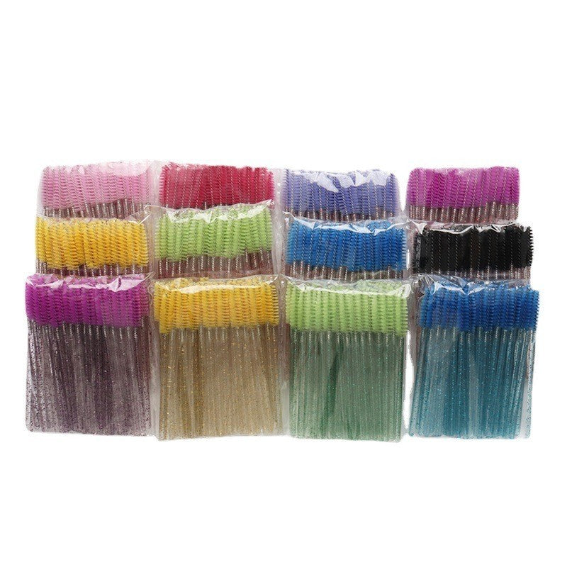 Disposable mascara spoolie wands by Glow Ritual