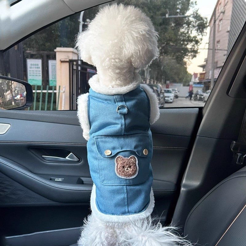 Dog winter coat by Glow Ritual