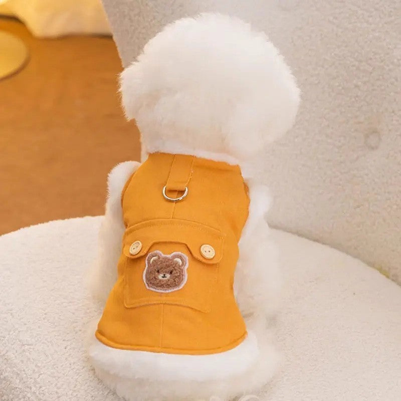 Dog winter coat by Glow Ritual