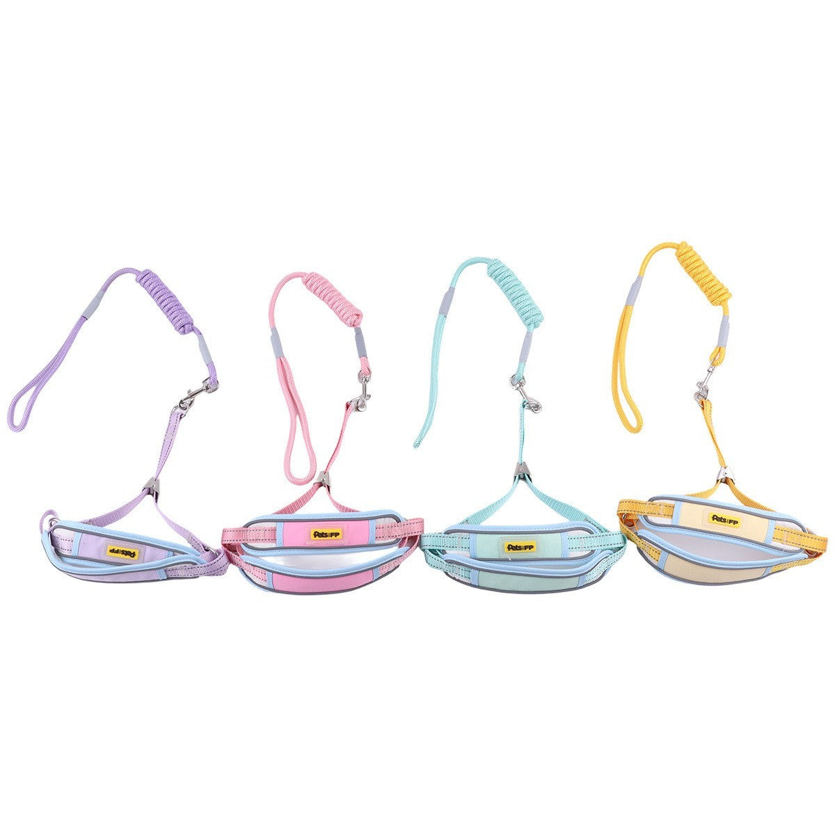 Dog harness and leash set by Glow Ritual