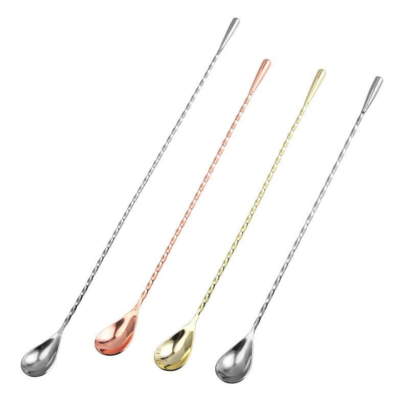 Stainless steel bar spoon by Glow Ritual