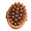 Beech wood body massage brush by Glow Ritual