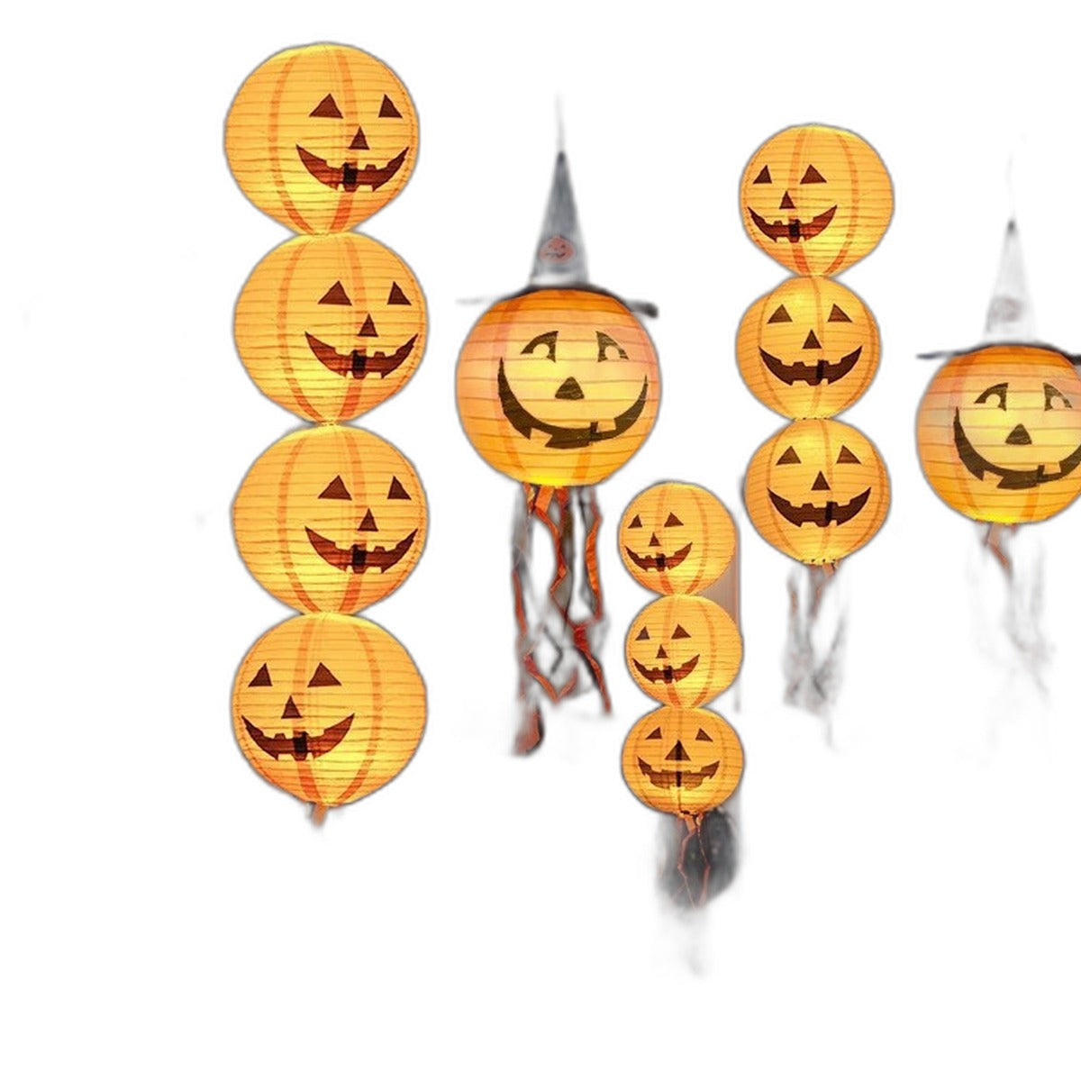 Pumpkin paper lanterns by Glow Ritual