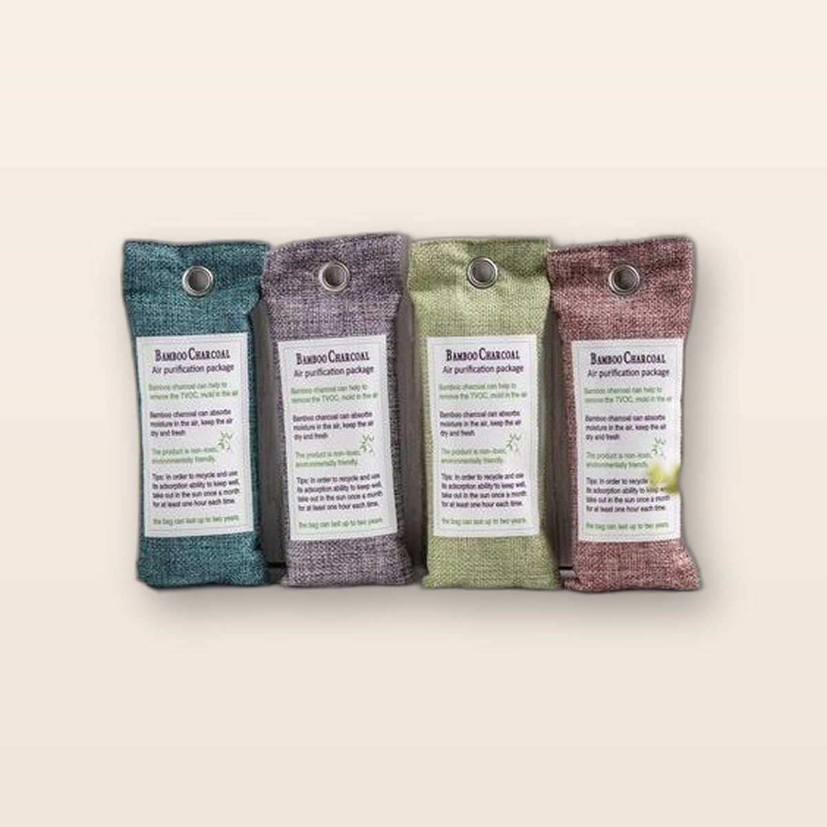 Bamboo charcoal bags by Glow Ritual