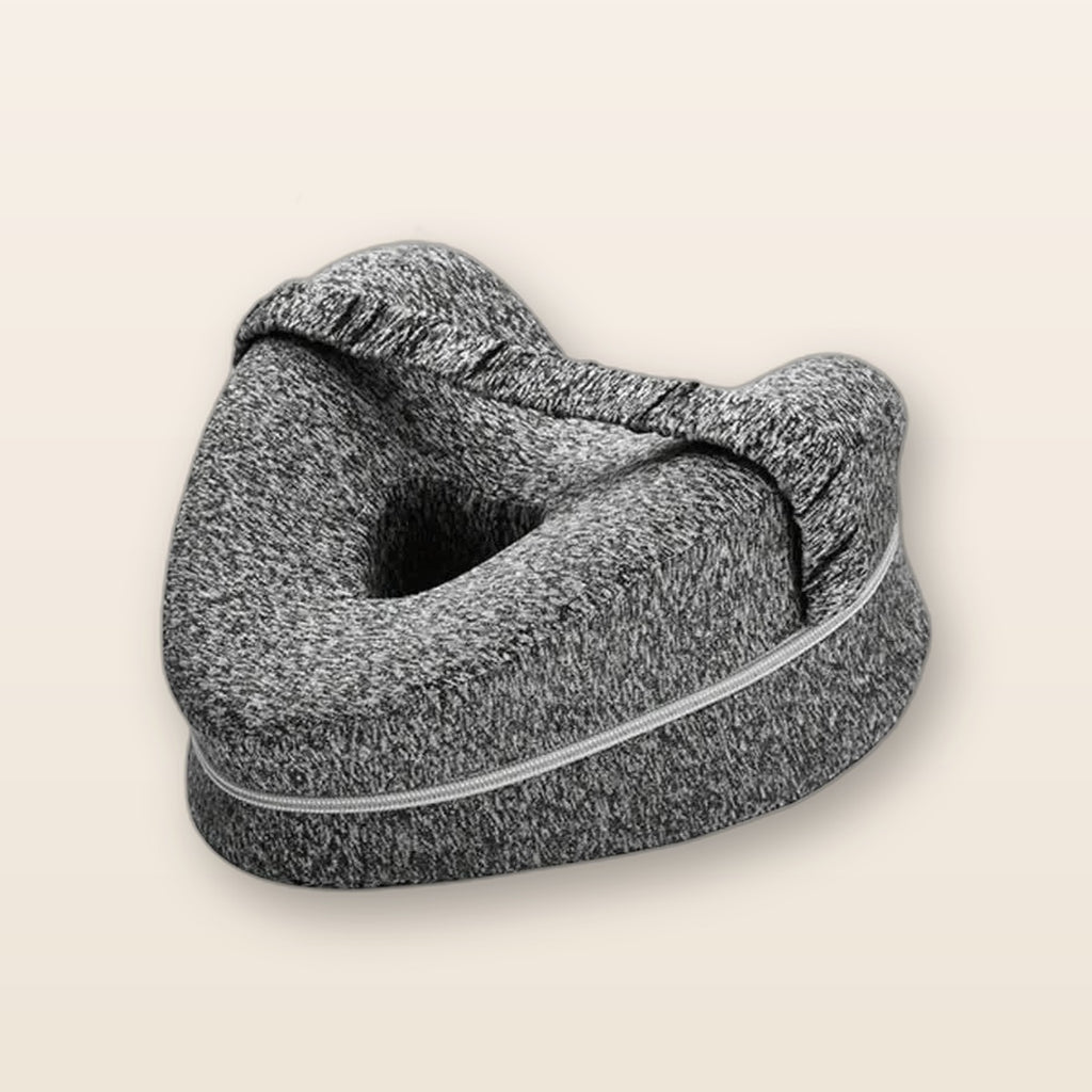 Memory foam knee pillow by Glow Ritual