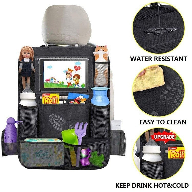 Car backseat organizer by Glow Ritual