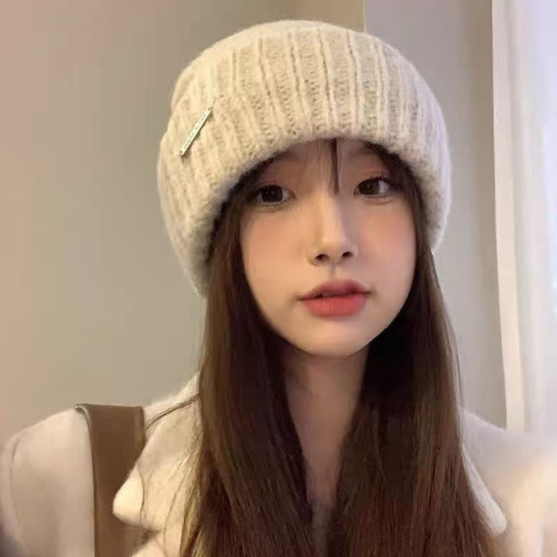 Slouchy knit beanie by Glow Ritual