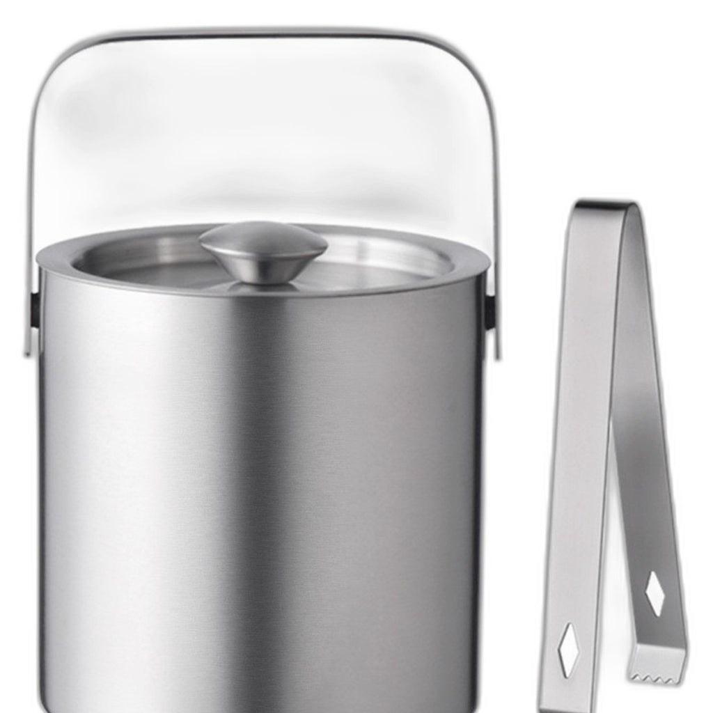 Stainless ice bucket by Glow Ritual