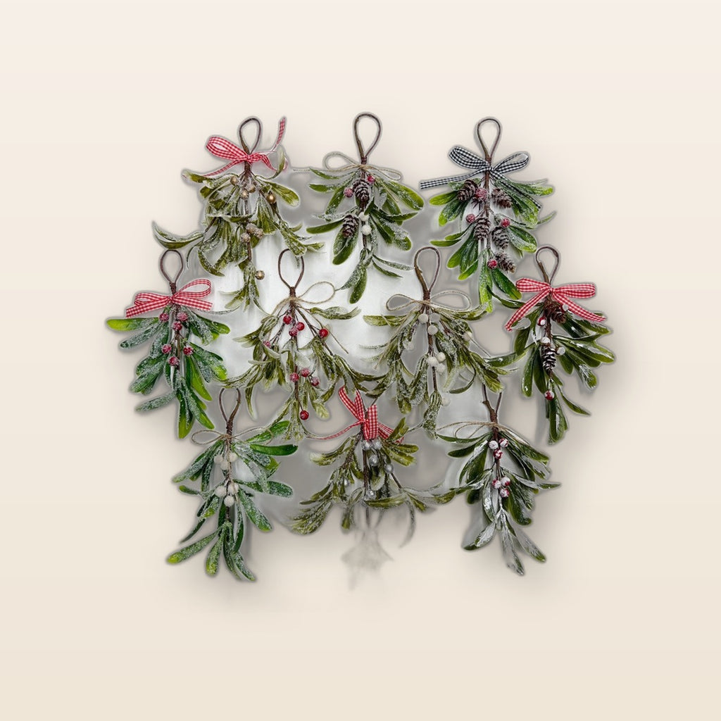 Artificial mistletoe picks by Glow Ritual