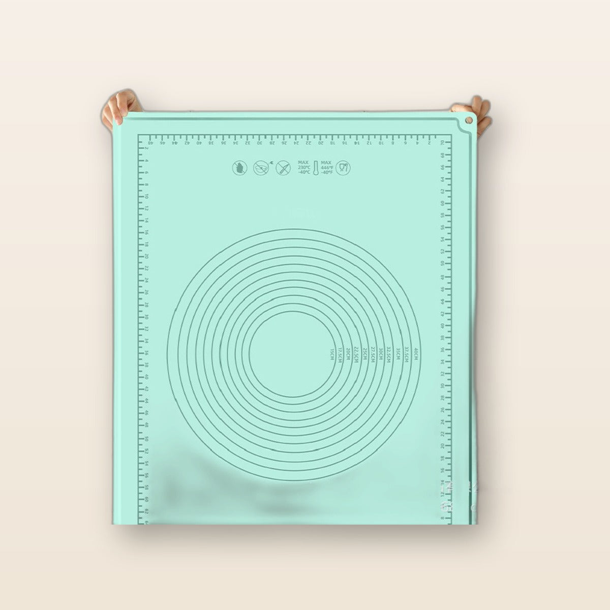 Silicone pastry mat by Glow Ritual