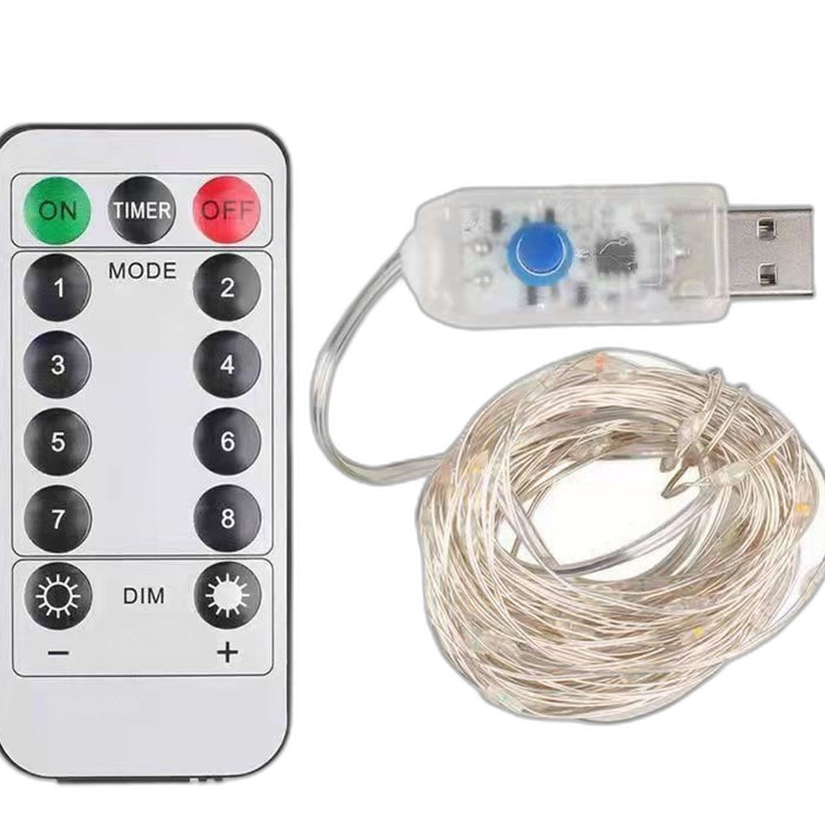 USB fairy lights with remote by Glow Ritual