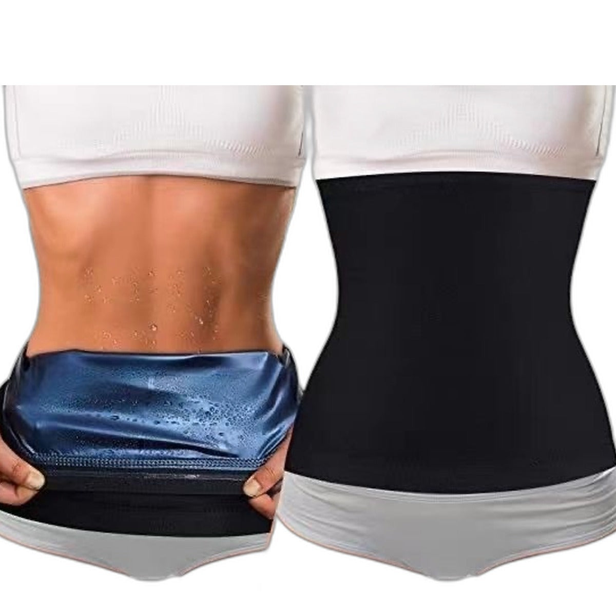 Sweat waist trimmer belt by Glow Ritual