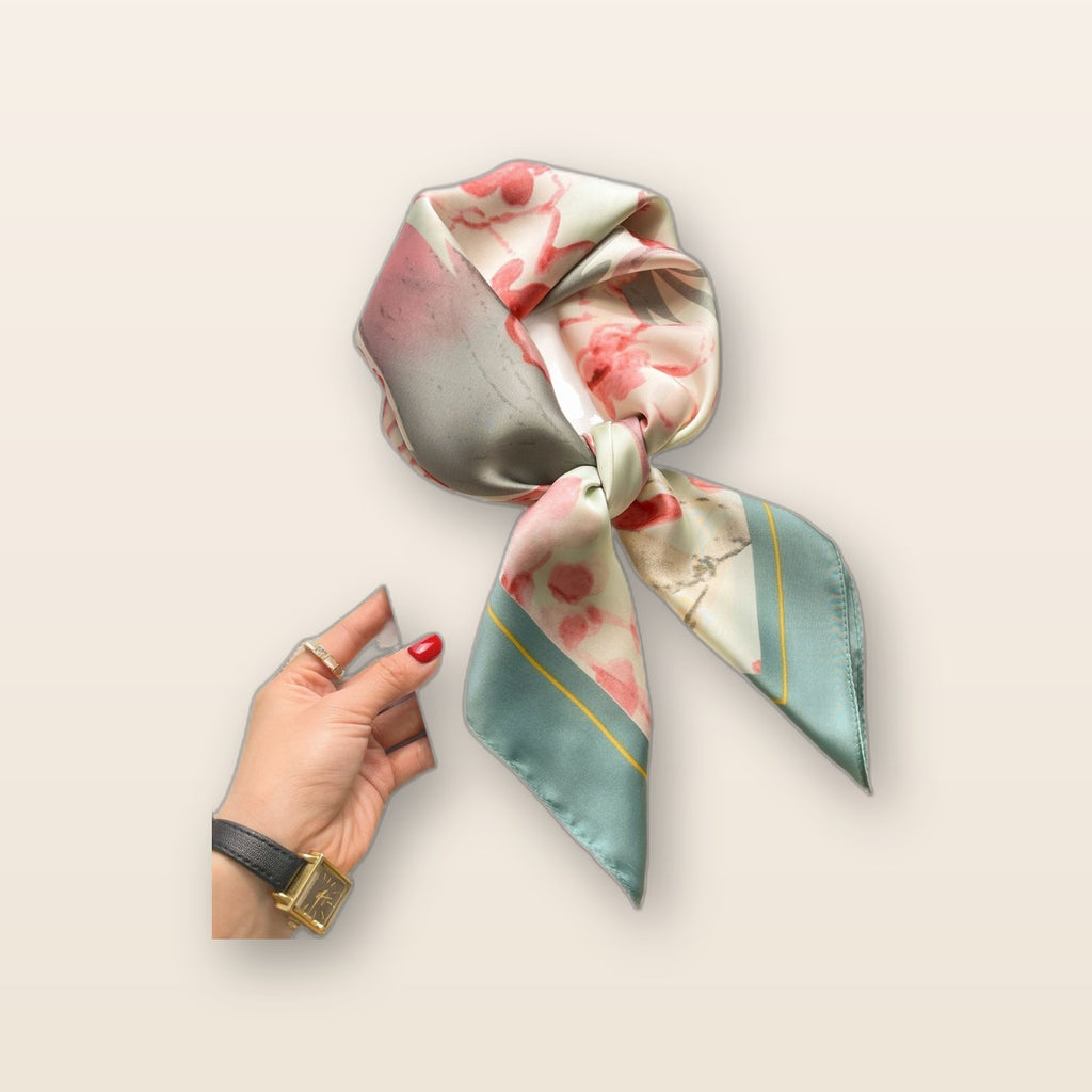 Mulberry silk hair scarf by Glow Ritual