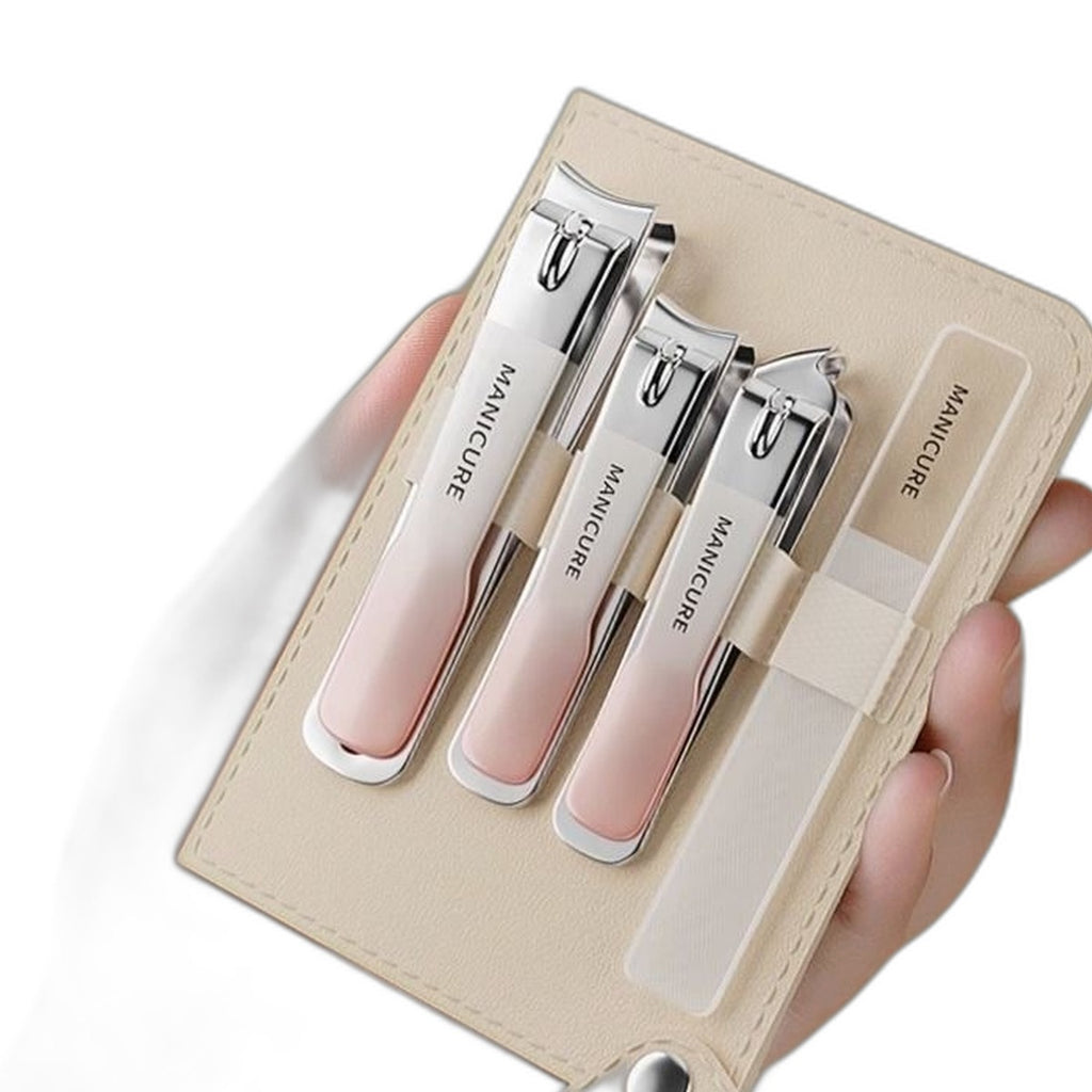 4-piece manicure set in case by Glow Ritual