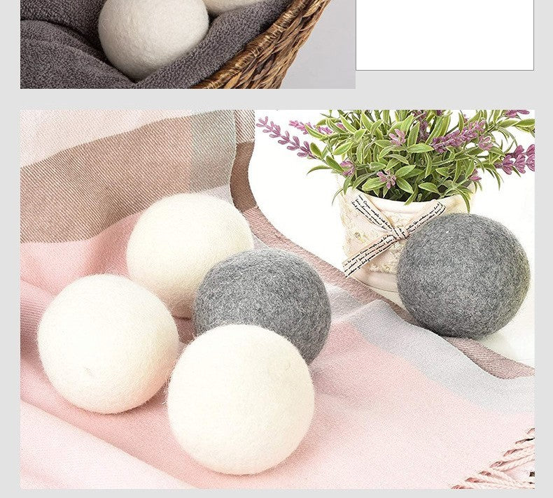 Wool dryer balls by Glow Ritual