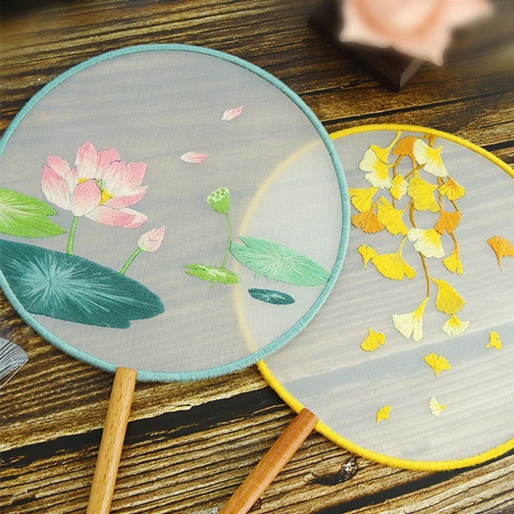 Embroidery fan kit by Glow Ritual