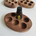 Walnut essential oil holder tray by Glow Ritual