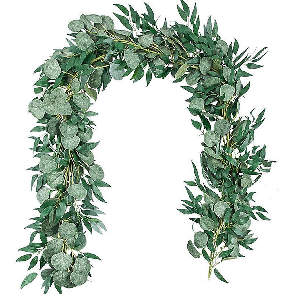 Artificial eucalyptus garland by Glow Ritual