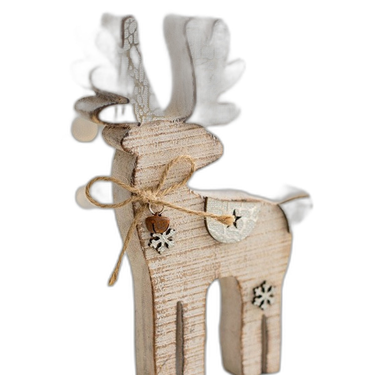 Wooden reindeer decor by Glow Ritual