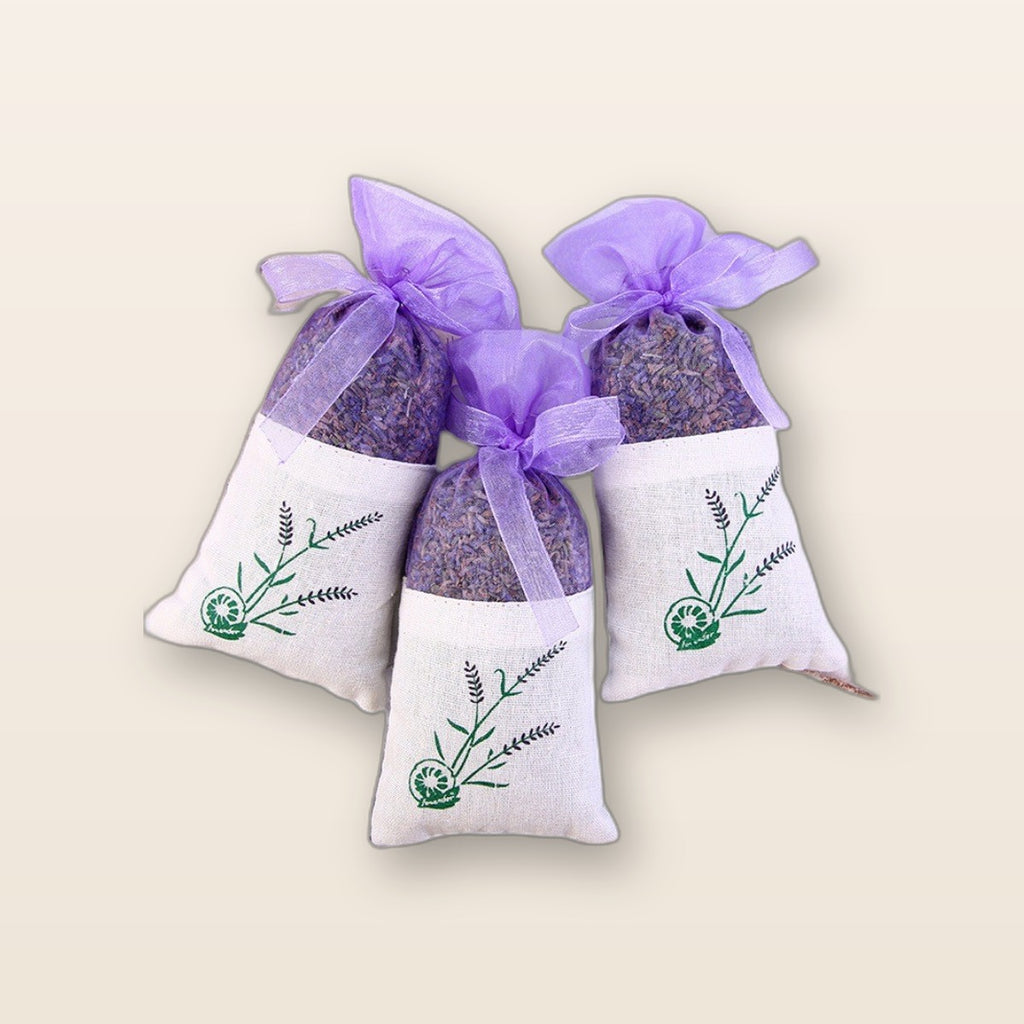 Dried lavender sachets by Glow Ritual