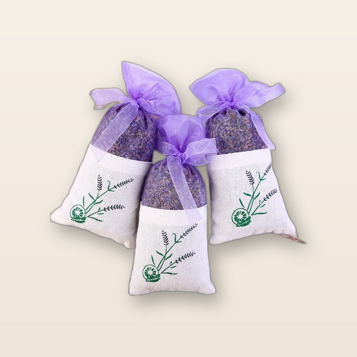 Dried lavender sachets by Glow Ritual