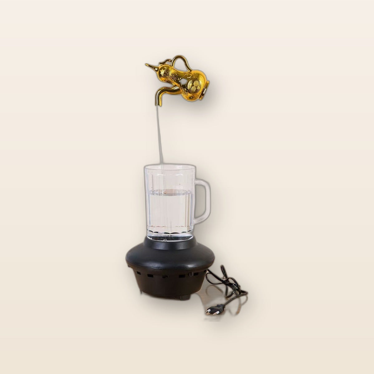 Magic floating faucet fountain by Glow Ritual