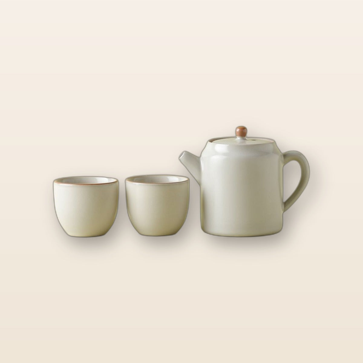 Ceramic teapot with infuser by Glow Ritual
