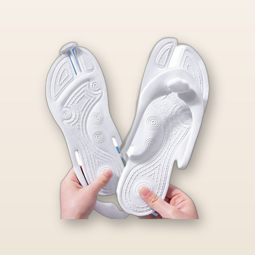Folding travel slippers by Glow Ritual