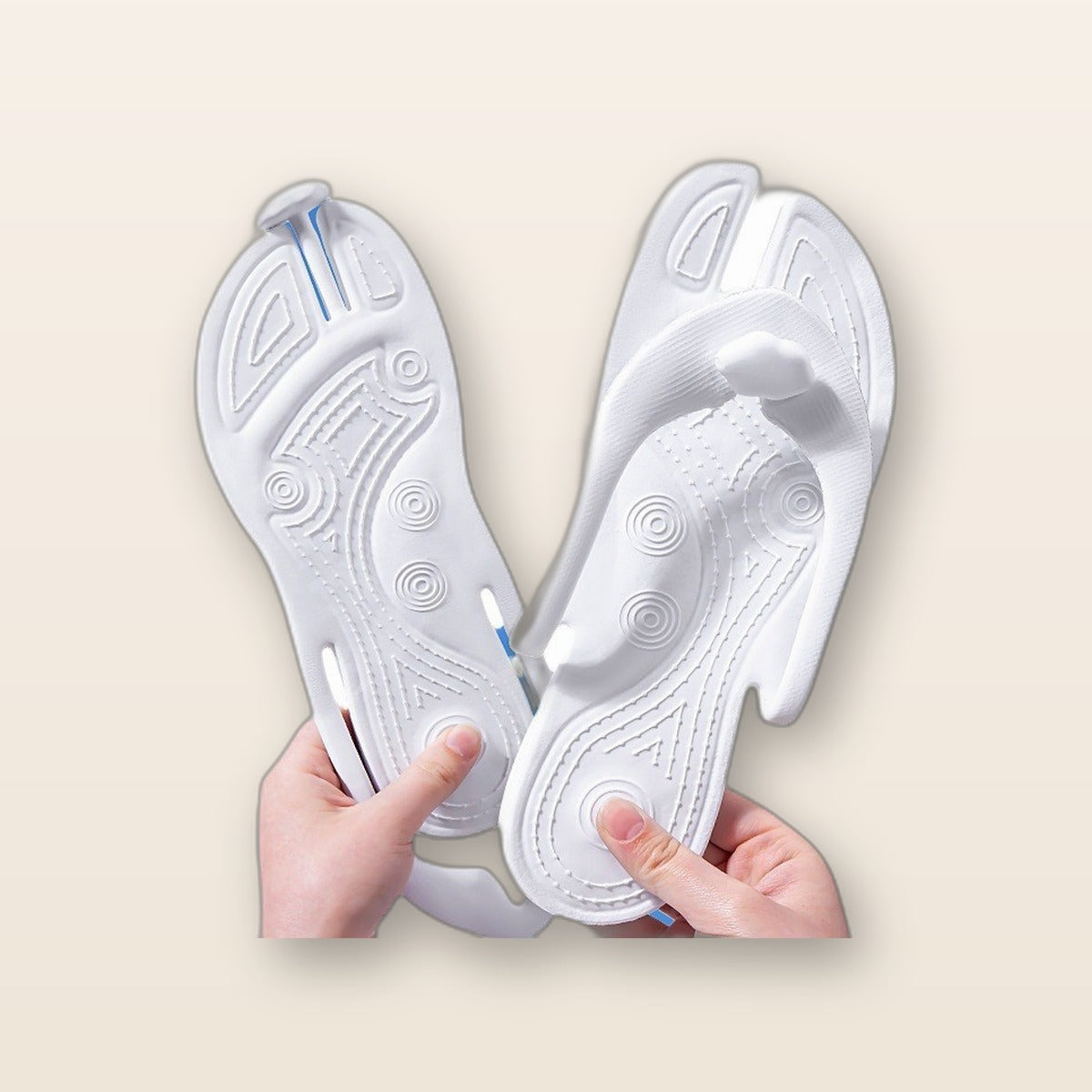 Folding travel slippers by Glow Ritual