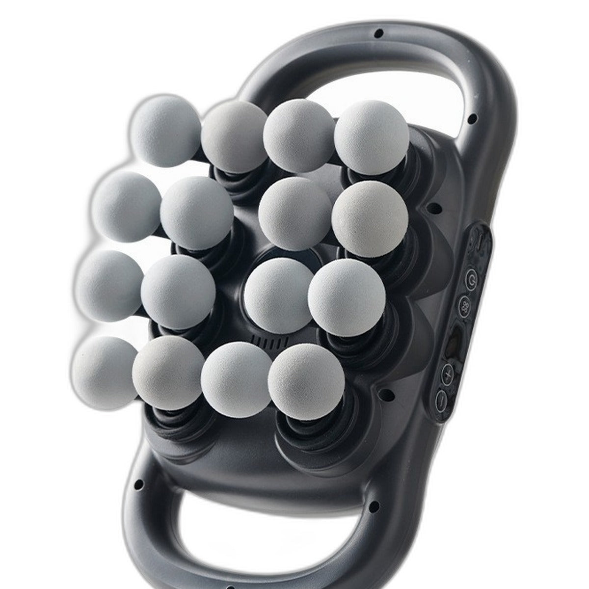16-head percussion massage gun by Glow Ritual