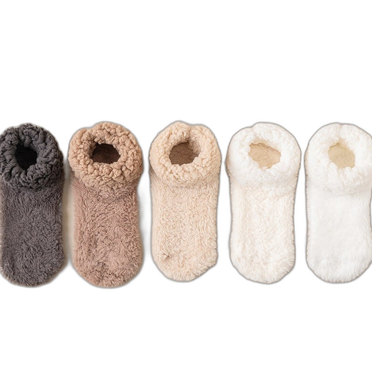 Fuzzy non-slip grip slipper socks by Glow Ritual