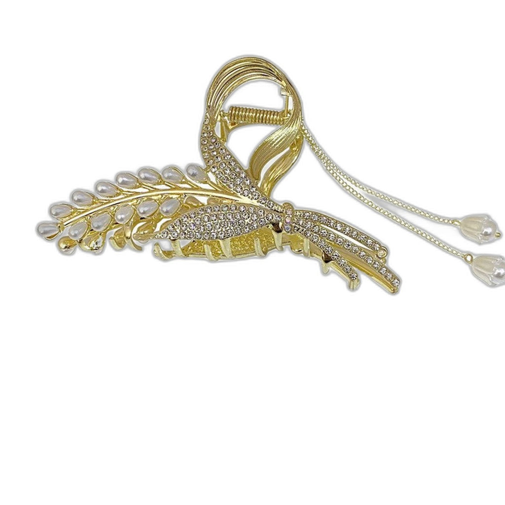 Pearl flower claw clip by Glow Ritual