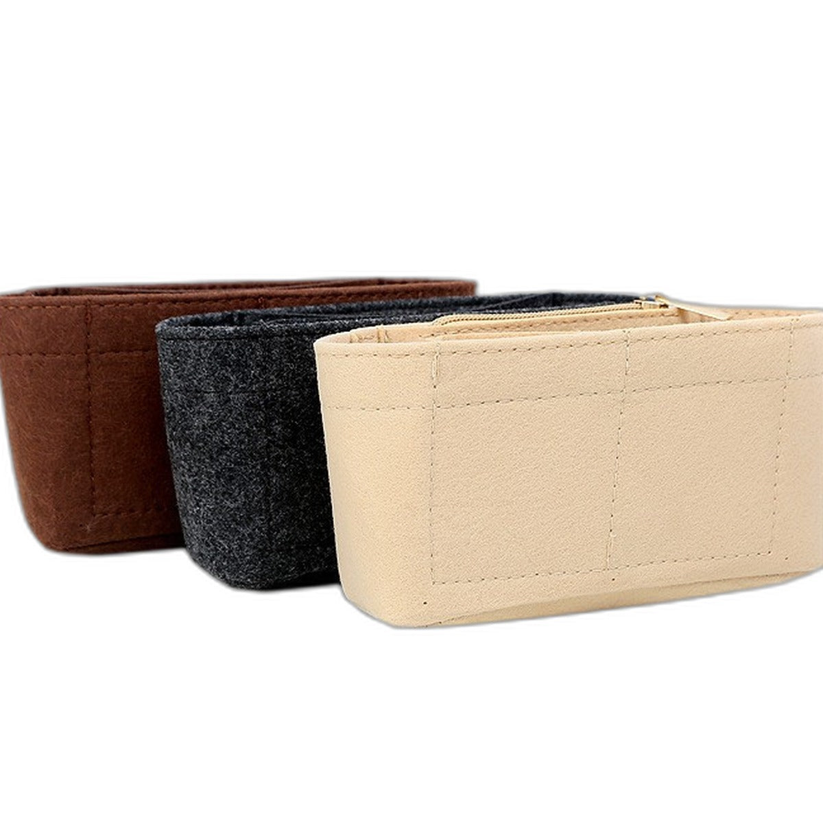 Felt bag organizer insert by Glow Ritual