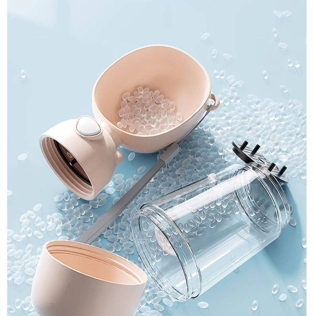 Portable pet water bottle by Glow Ritual