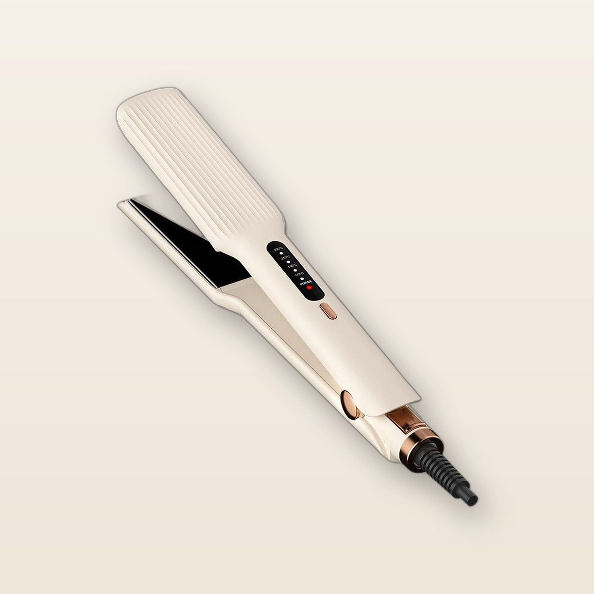2-in-1 ceramic flat iron and curler by Glow Ritual