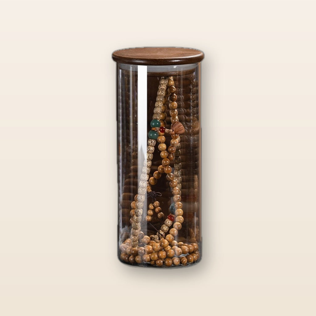 Glass coffee canister by Glow Ritual