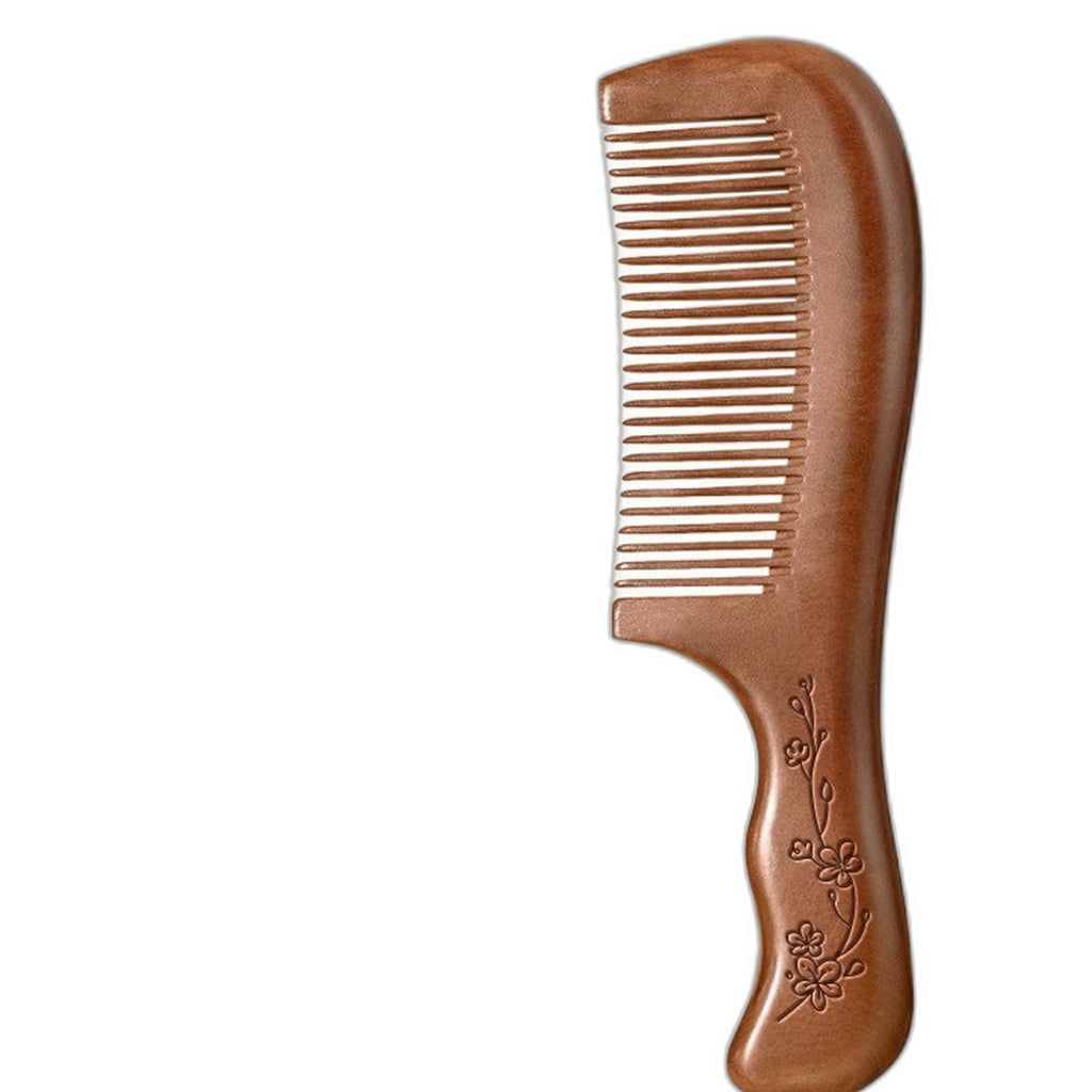 Sandalwood anti-static hair comb by Glow Ritual