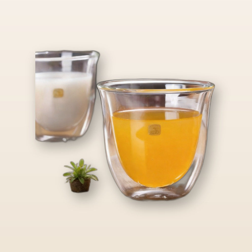 Double-wall espresso cups set by Glow Ritual