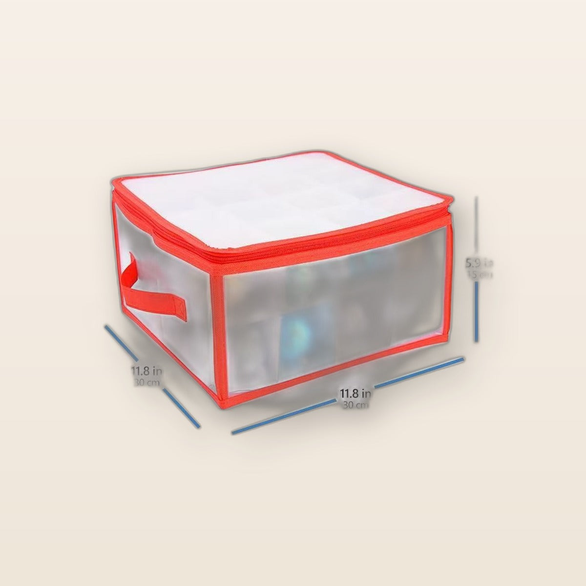 Christmas ornament storage box by Glow Ritual