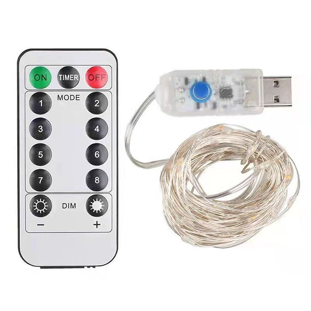 USB fairy lights with remote by Glow Ritual