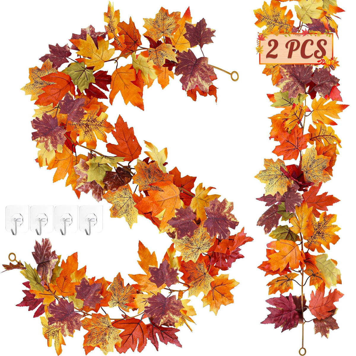 Maple leaf garland by Glow Ritual