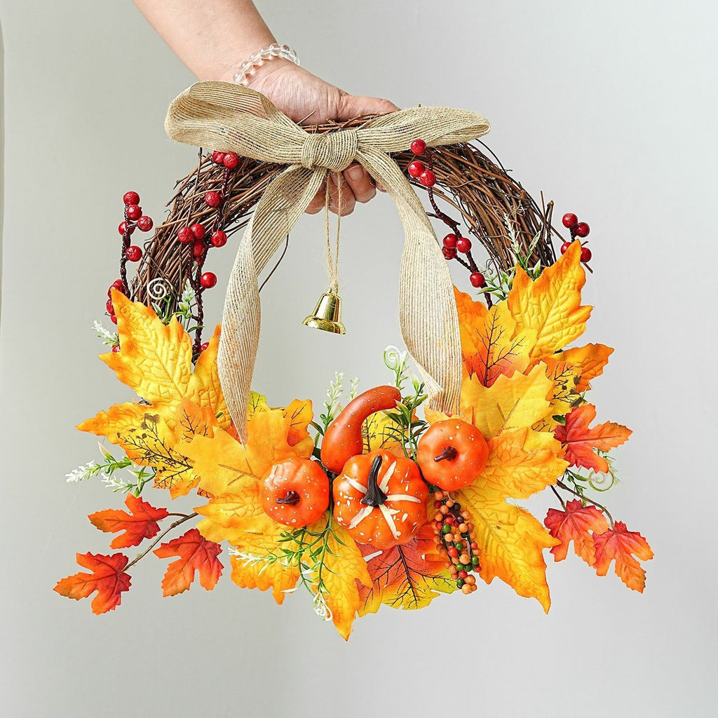 Pumpkin fall wreath by Glow Ritual