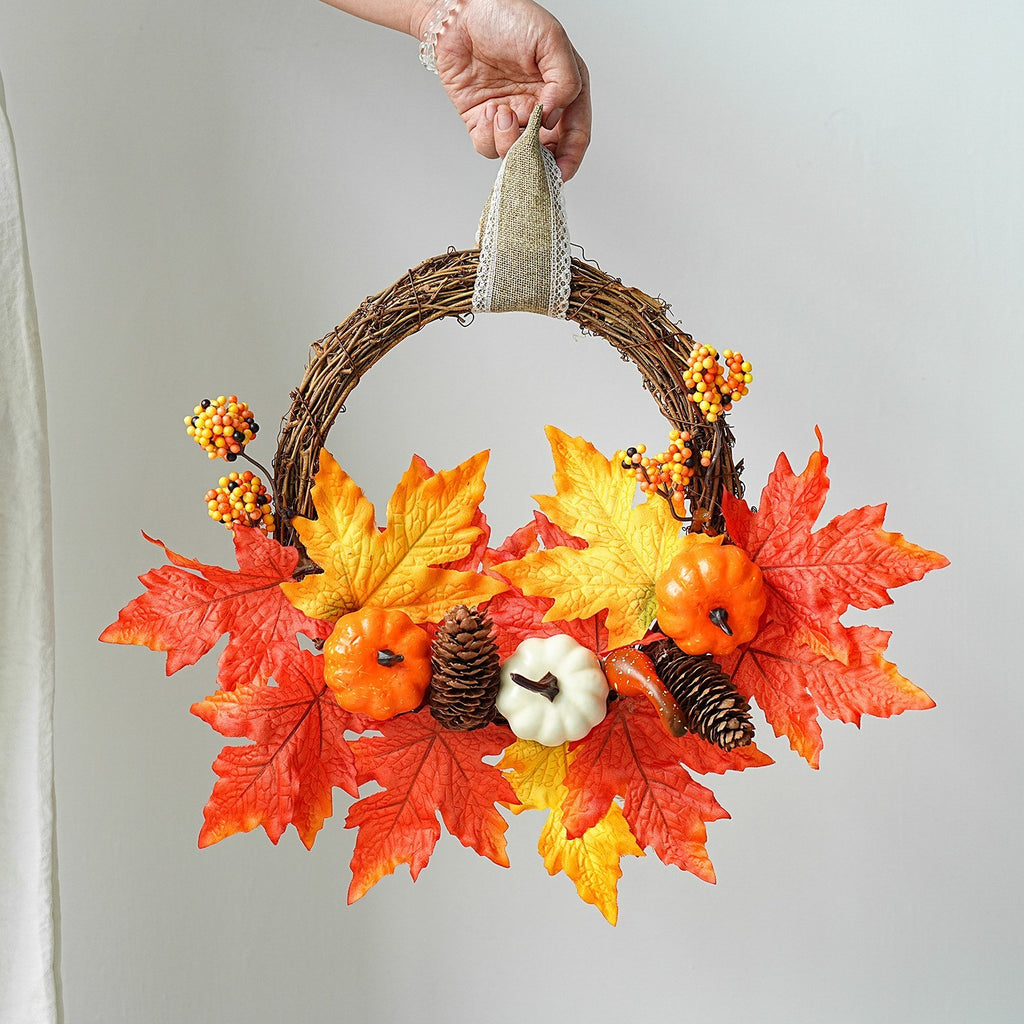 Pumpkin fall wreath by Glow Ritual