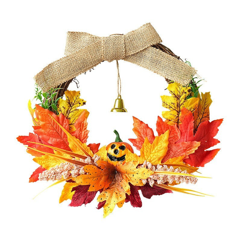 Pumpkin fall wreath by Glow Ritual