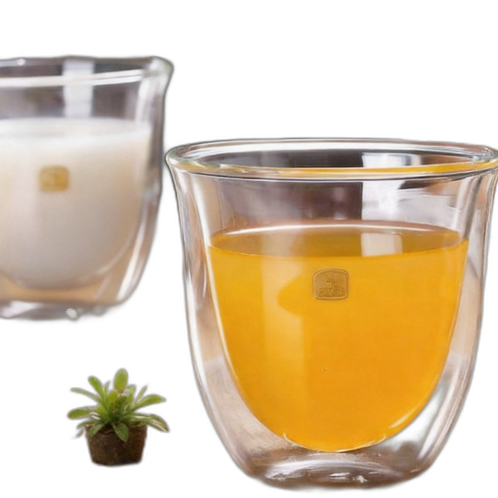 Double-wall espresso cups set by Glow Ritual