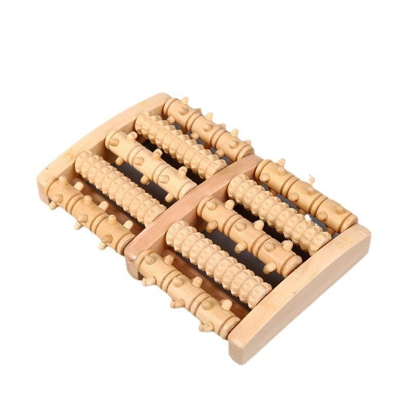 Wooden foot massage roller by Glow Ritual