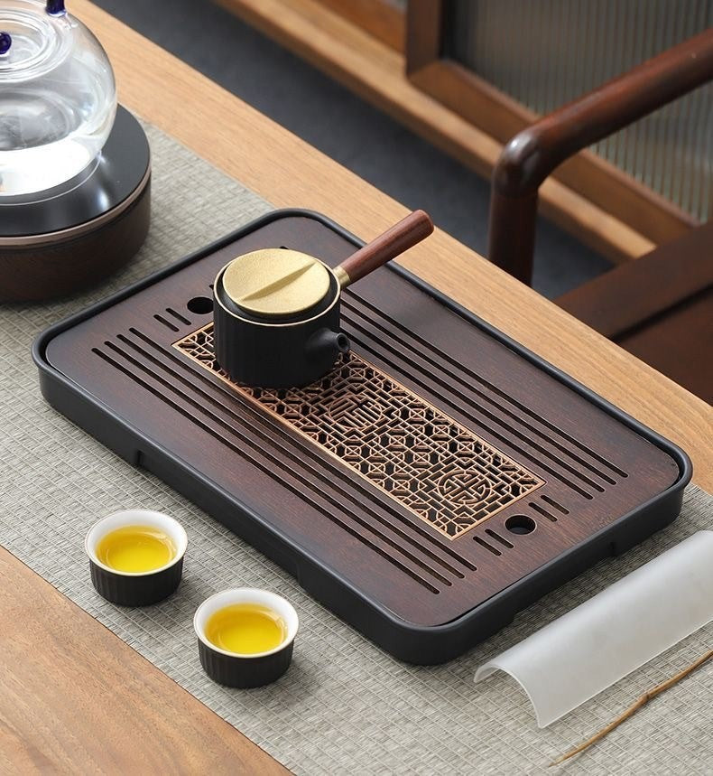 Bamboo tea tray by Glow Ritual