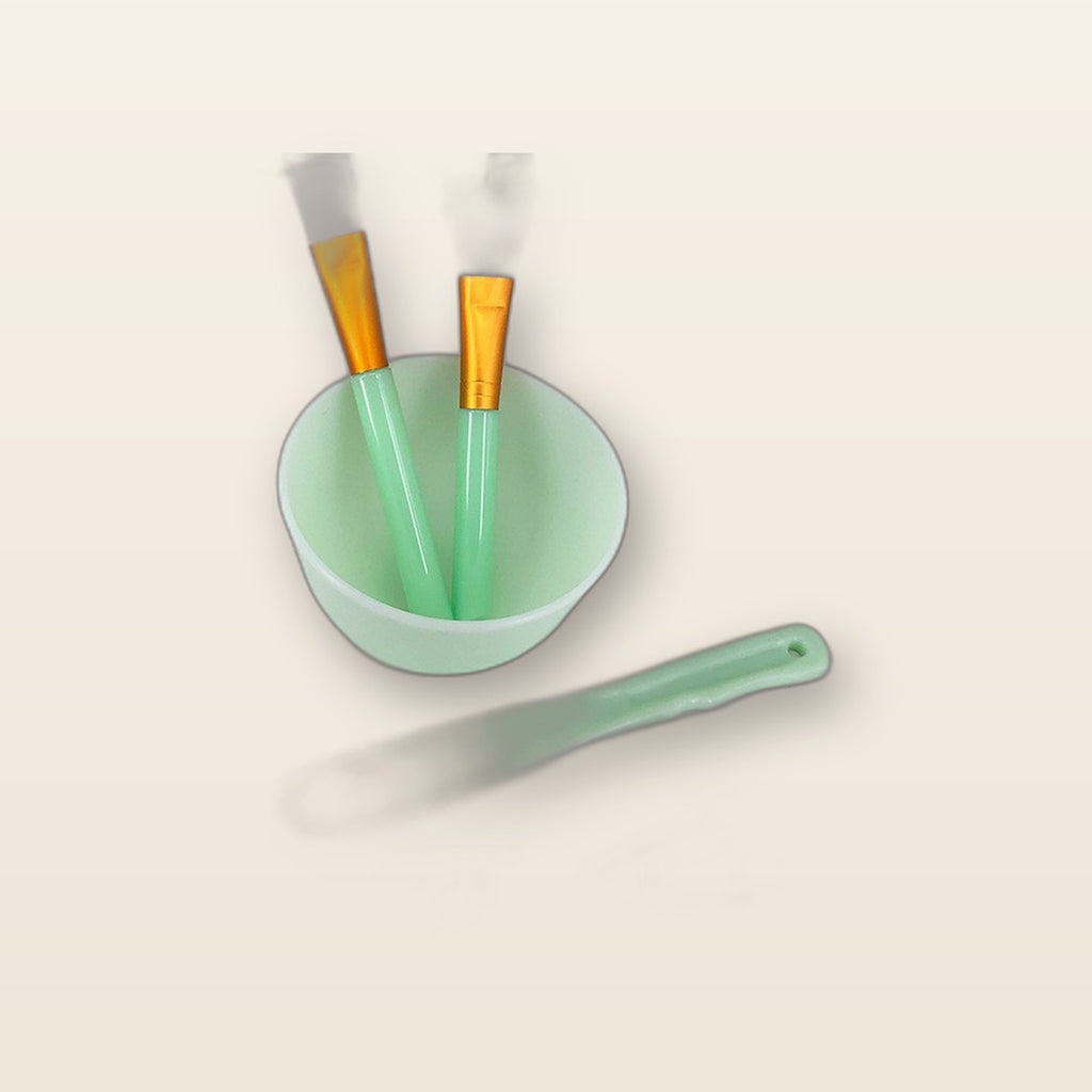 DIY face mask bowl and brush set by Glow Ritual