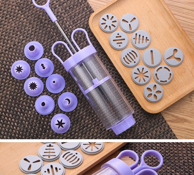 Cookie press gun set by Glow Ritual