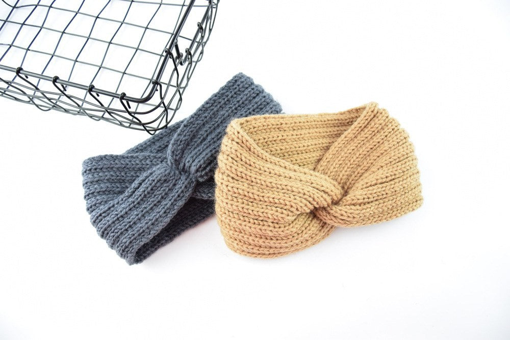 Knit ear warmer headband by Glow Ritual